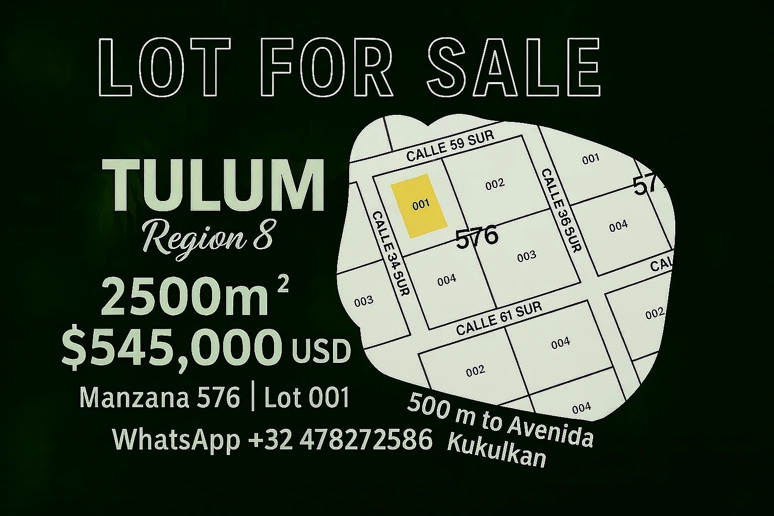 Lot 1 - Manzana 576
